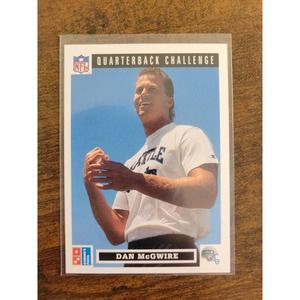 1991 Upper Deck Domino's Quarterback Challenge #28 Dan McGwire -NFL - Fresh Pull